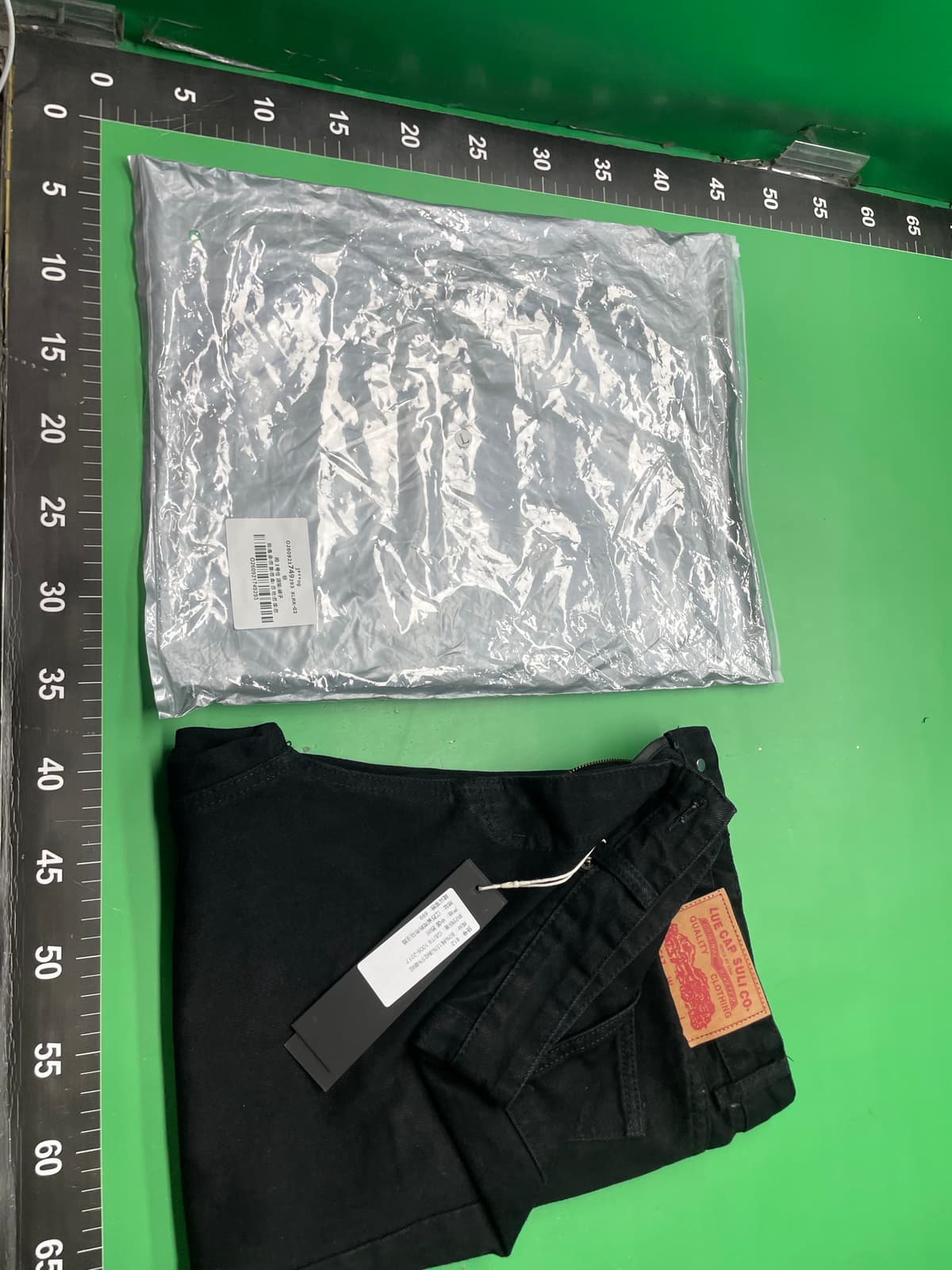 vintage517牛仔裤水洗微喇休闲直筒高街cleanfit水洗牛仔裤男 — foto QC 1