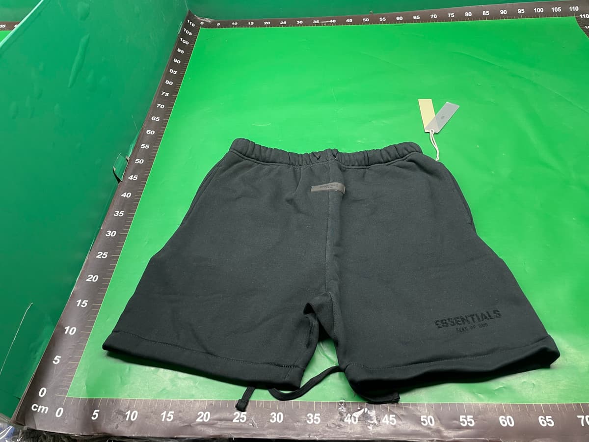 SS22  --Essentials- 小标植绒印花5分短裤Sweatshort — miniatura QC 5