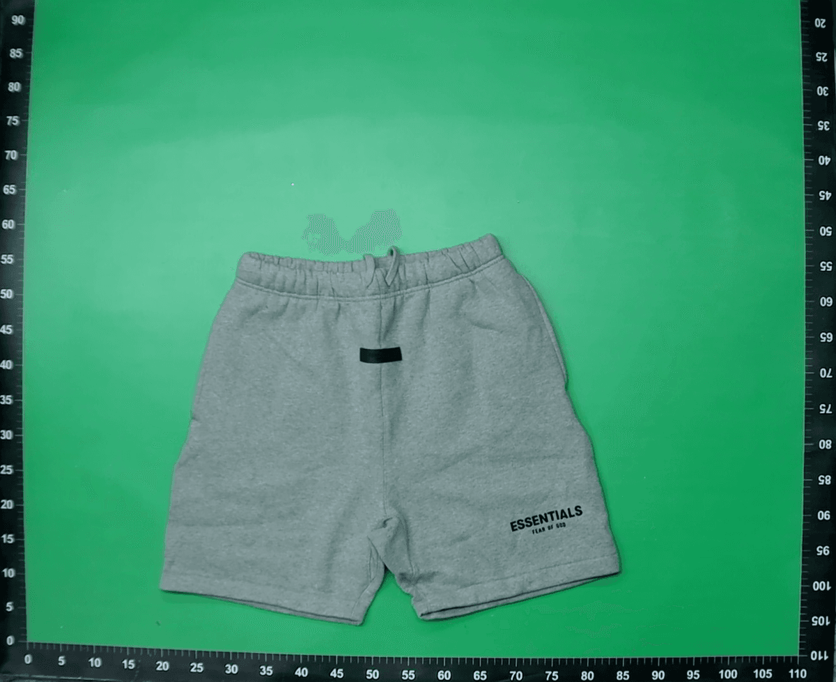 SS22  --Essentials- 小标植绒印花5分短裤Sweatshort — miniatura QC 4