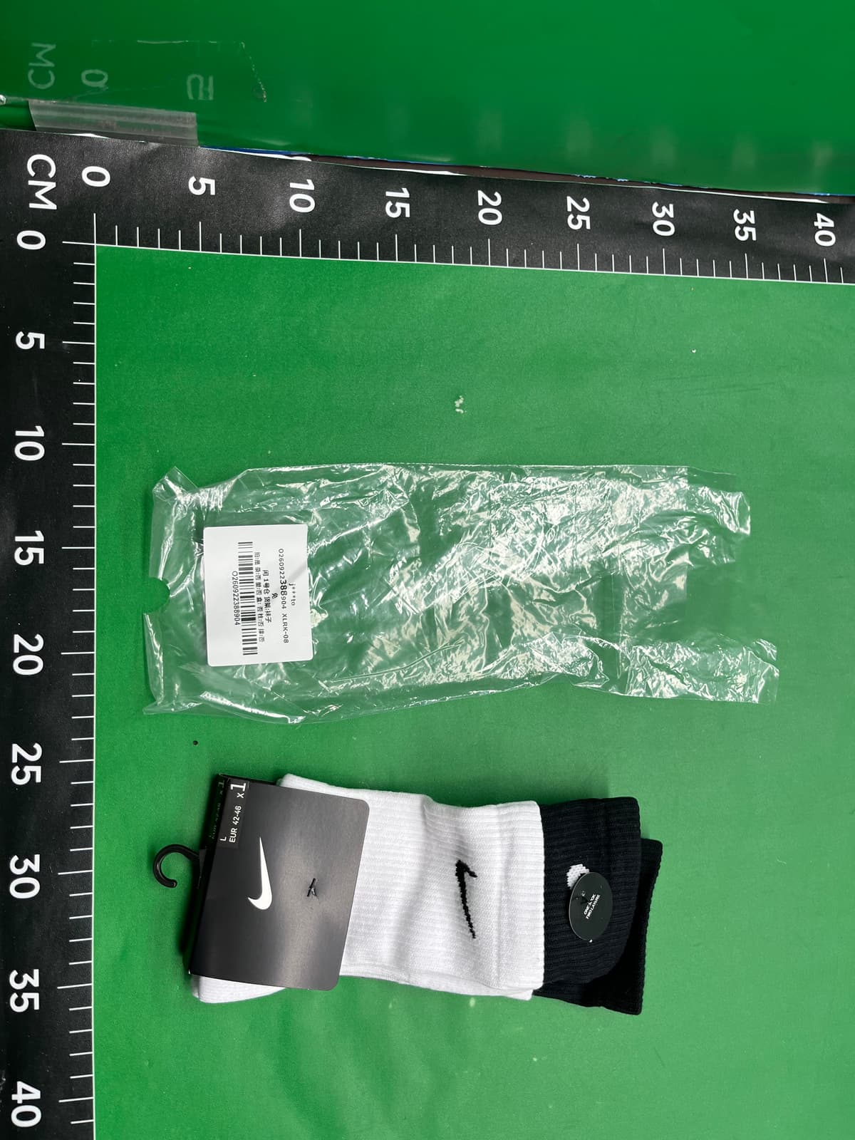 苏万耐剋斯特拼接假两件毛巾底袜子NK双层男女情侣款男女运动袜 — miniatura QC 2