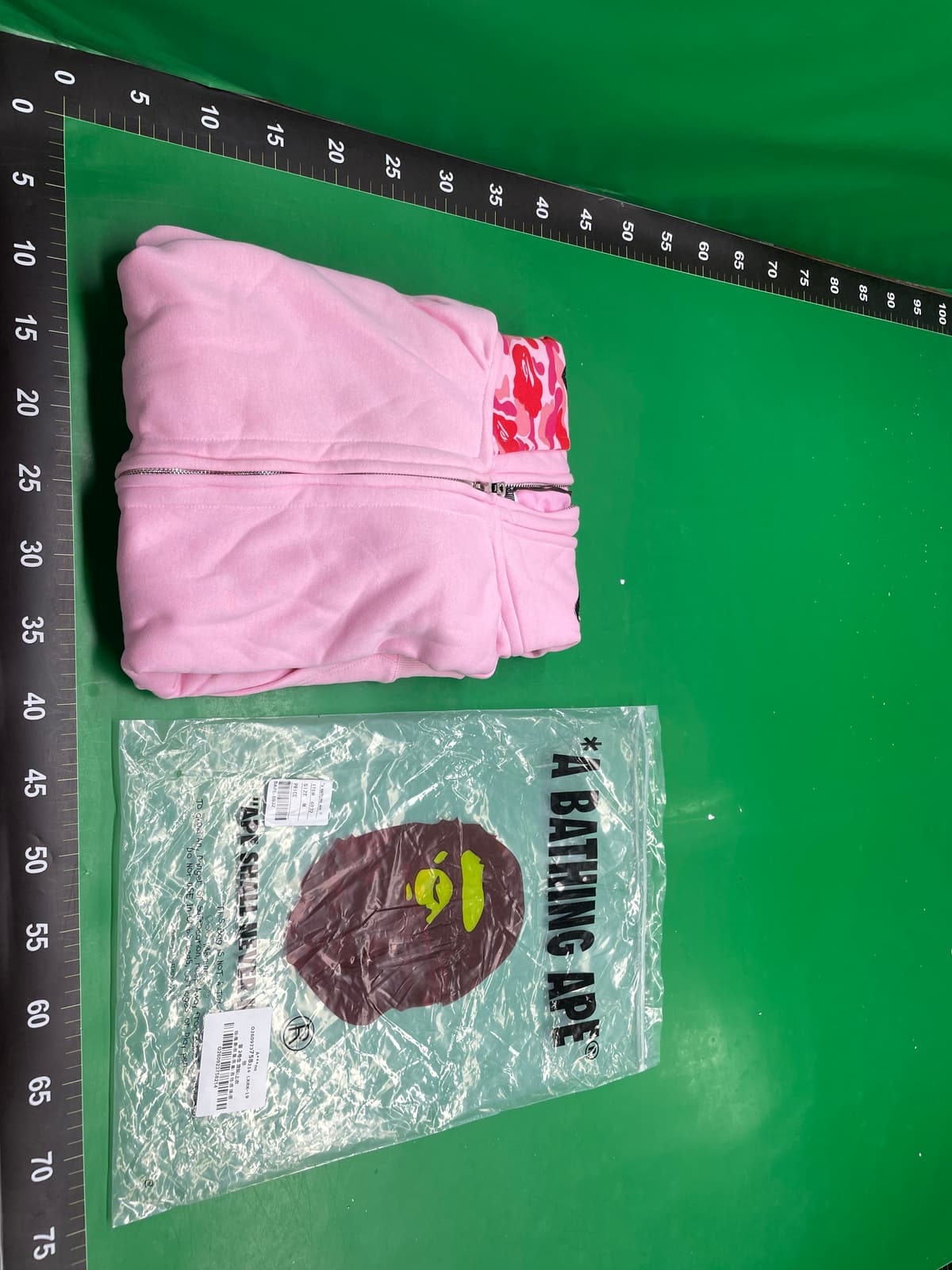 鲨鱼头双帽黑粉卫衣男女拉链潮牌情侣外套一件代发 — miniatura QC 4