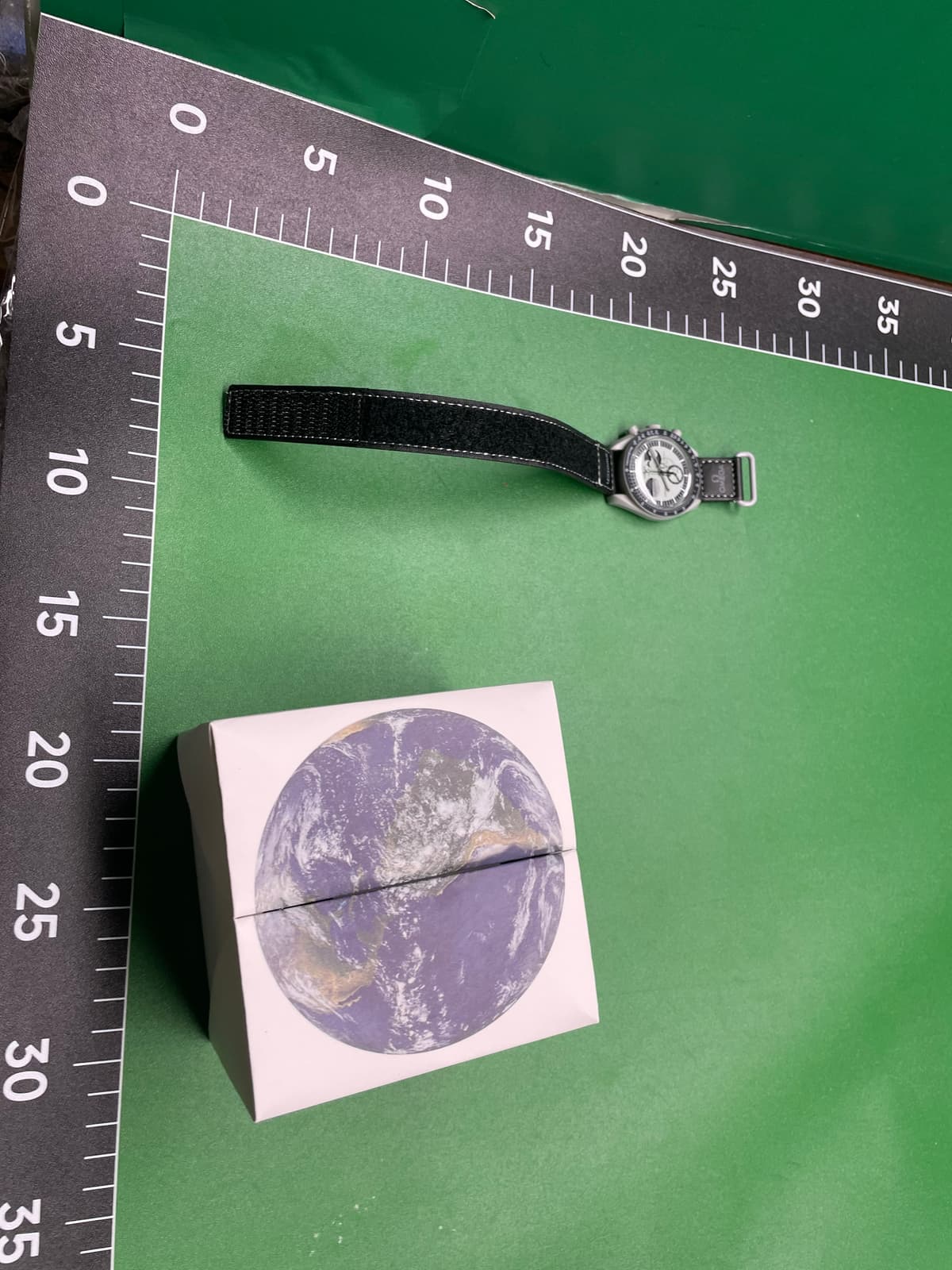 新跨境男士时尚热款月球水星联名款星球太空休闲计时六针石英手表 — miniatura QC 2
