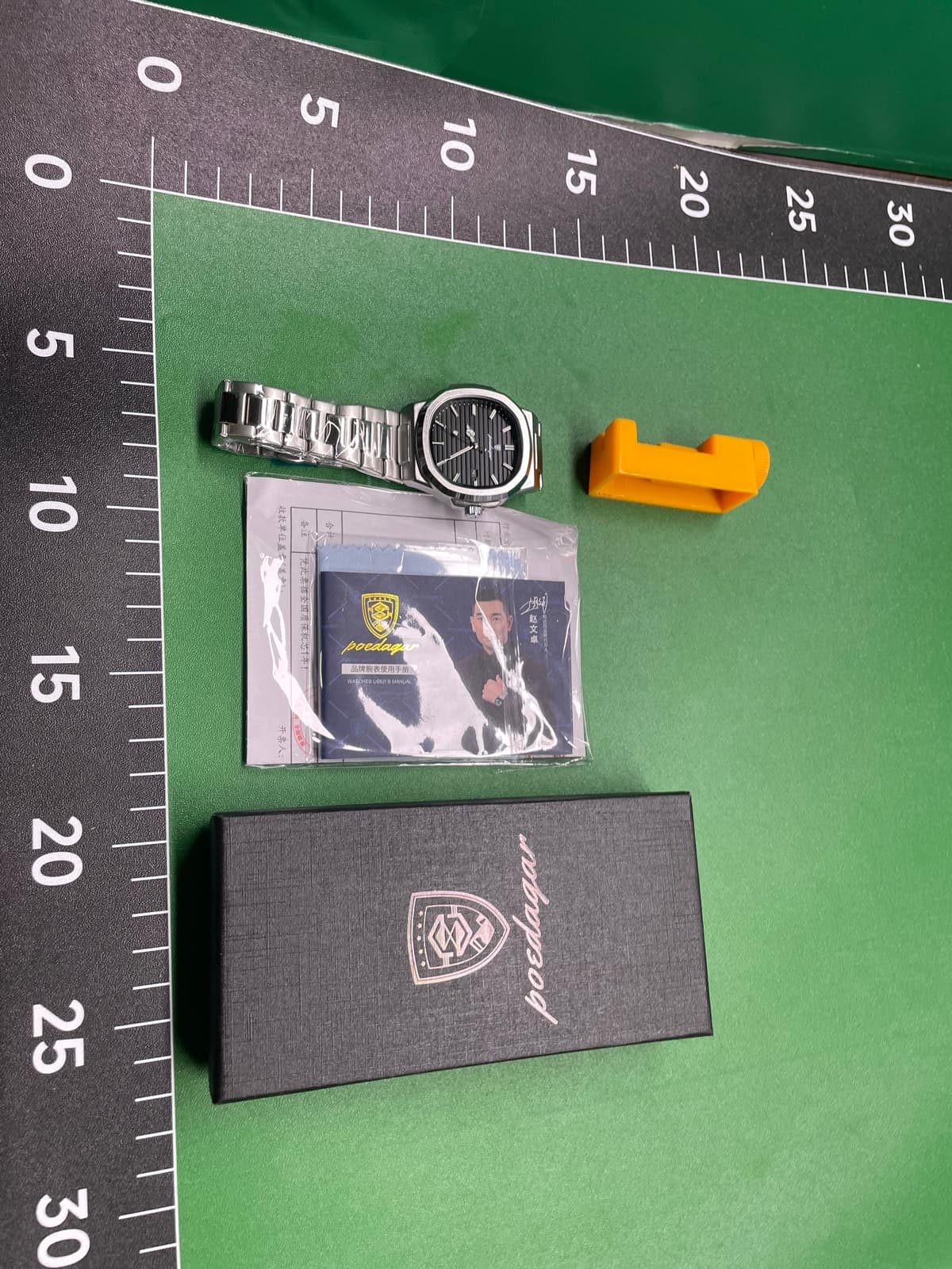 瑞士品牌新款防水超薄款男士手表日历石英表直播外贸爆款一件代发 — miniatura QC 4
