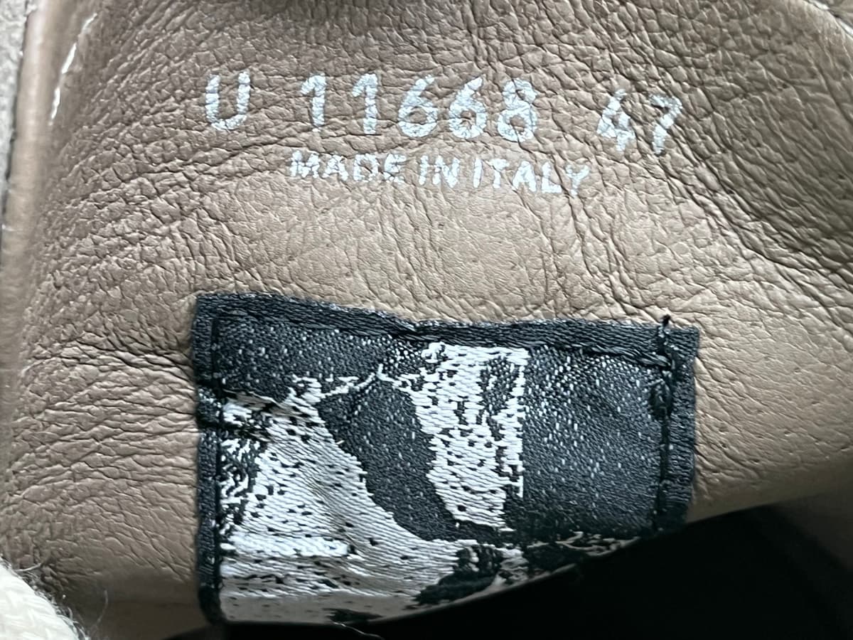 低帮鞋子男侵权款主线新款春秋夏季厚底牛皮暗黑RO黑白休闲板鞋女 — foto QC 1