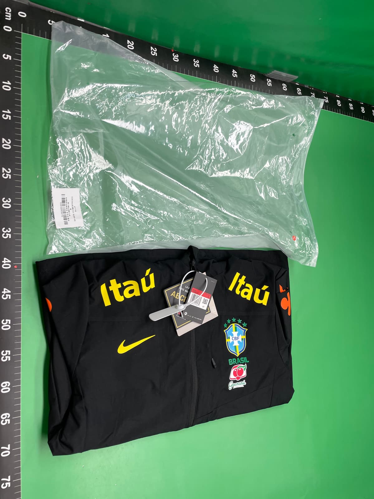 Brazilian Football Windbreaker Cotton Jacket Inter Milan Arsenal Chelsea Men's and Women's Windbreaker with Thin Fleece Lining — foto QC 1
