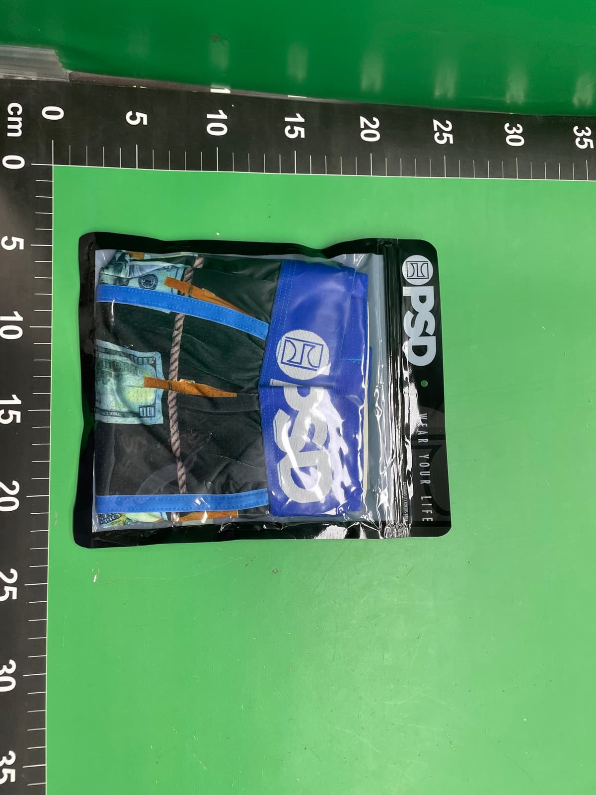 PSD欧文代言潮牌运动短裤男士内裤冰丝速干健身说唱男款四角裤头 — miniatura QC 6