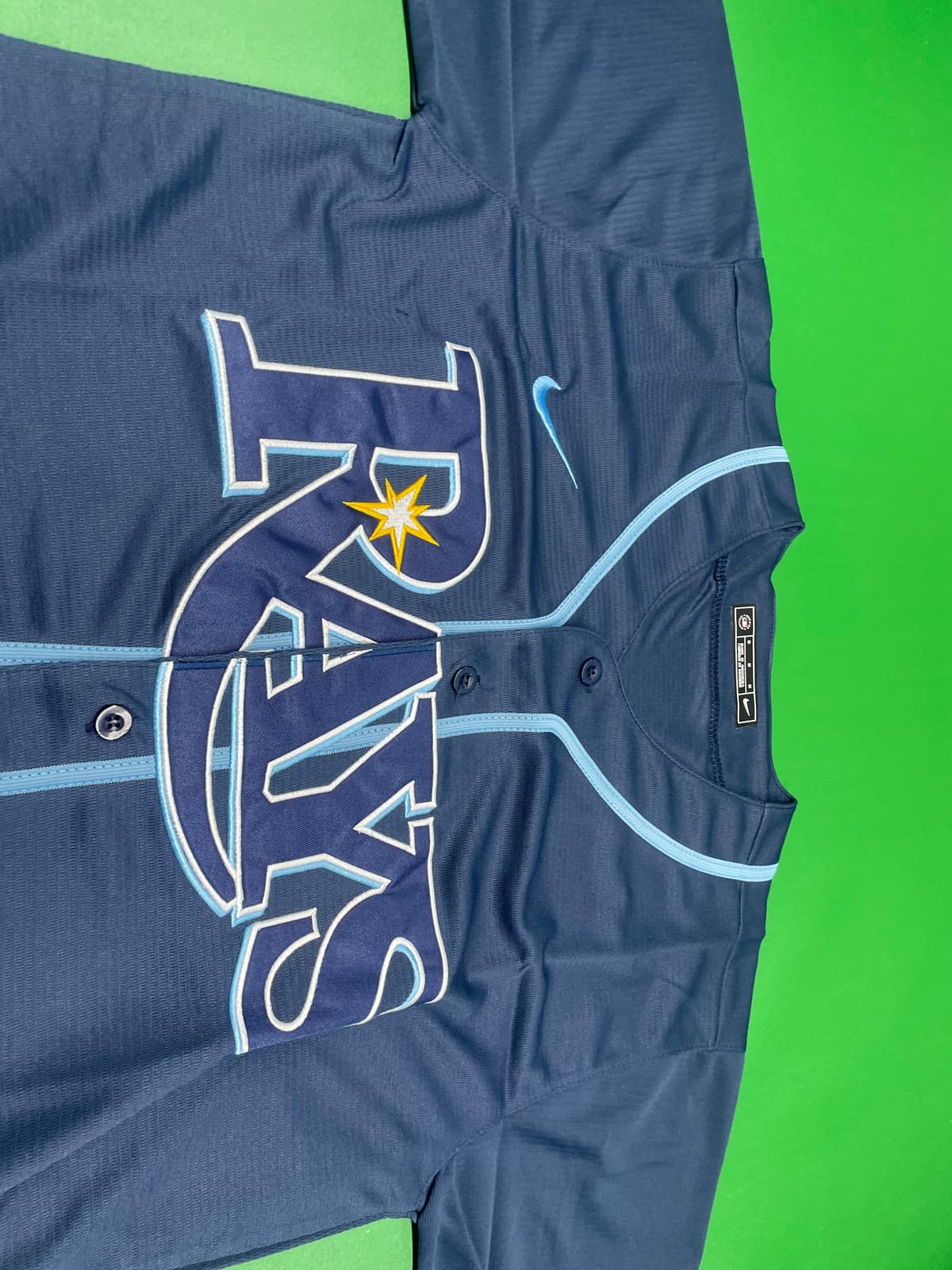 2026新款欧美MLB刺绣棒球服短袖光芒队热门跨境外贸现货56号 — foto QC 1