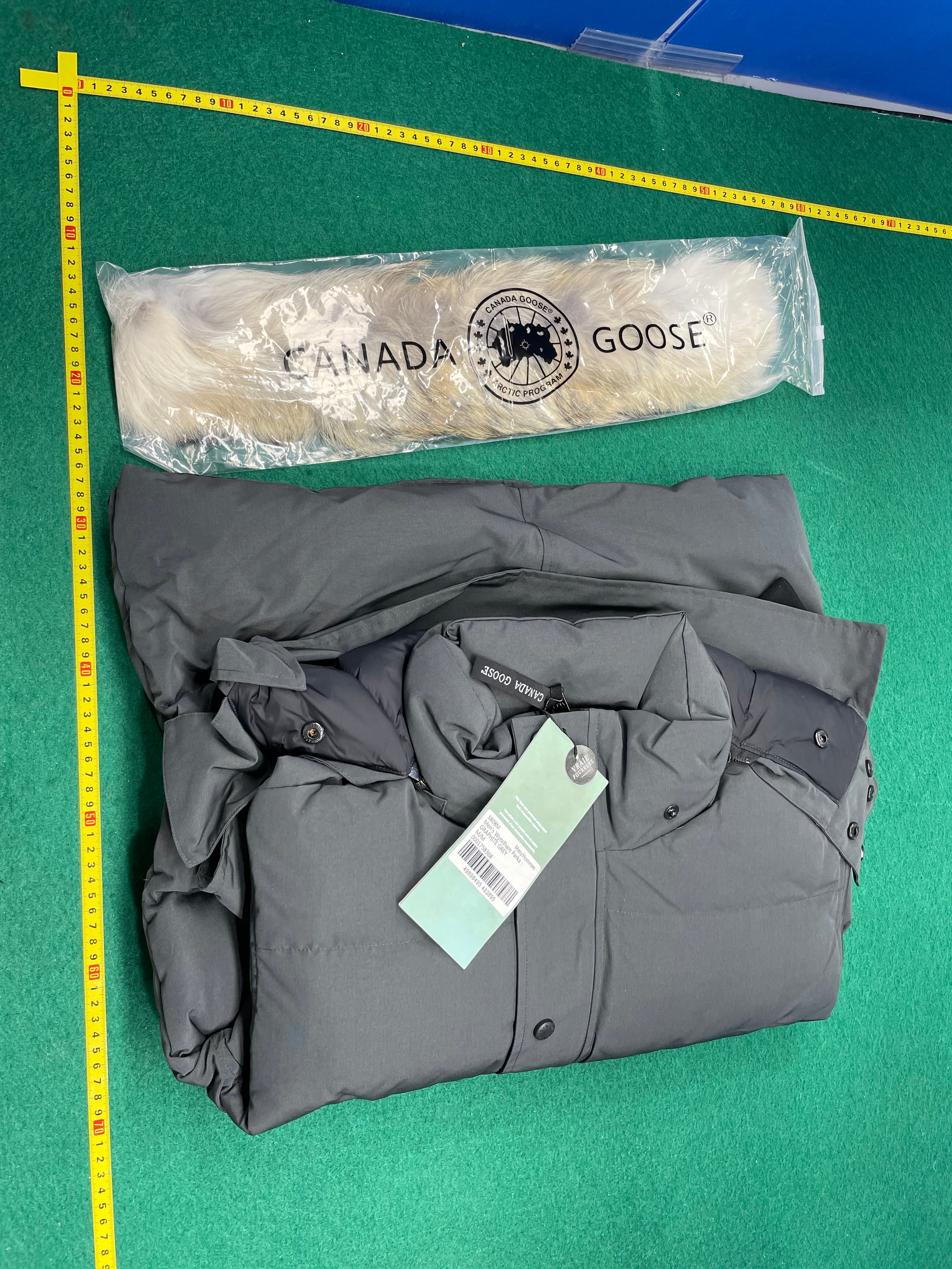 Palm Moose Men's Canadian Style Fur Hooded Wyndham down Jacket — miniatura QC 4