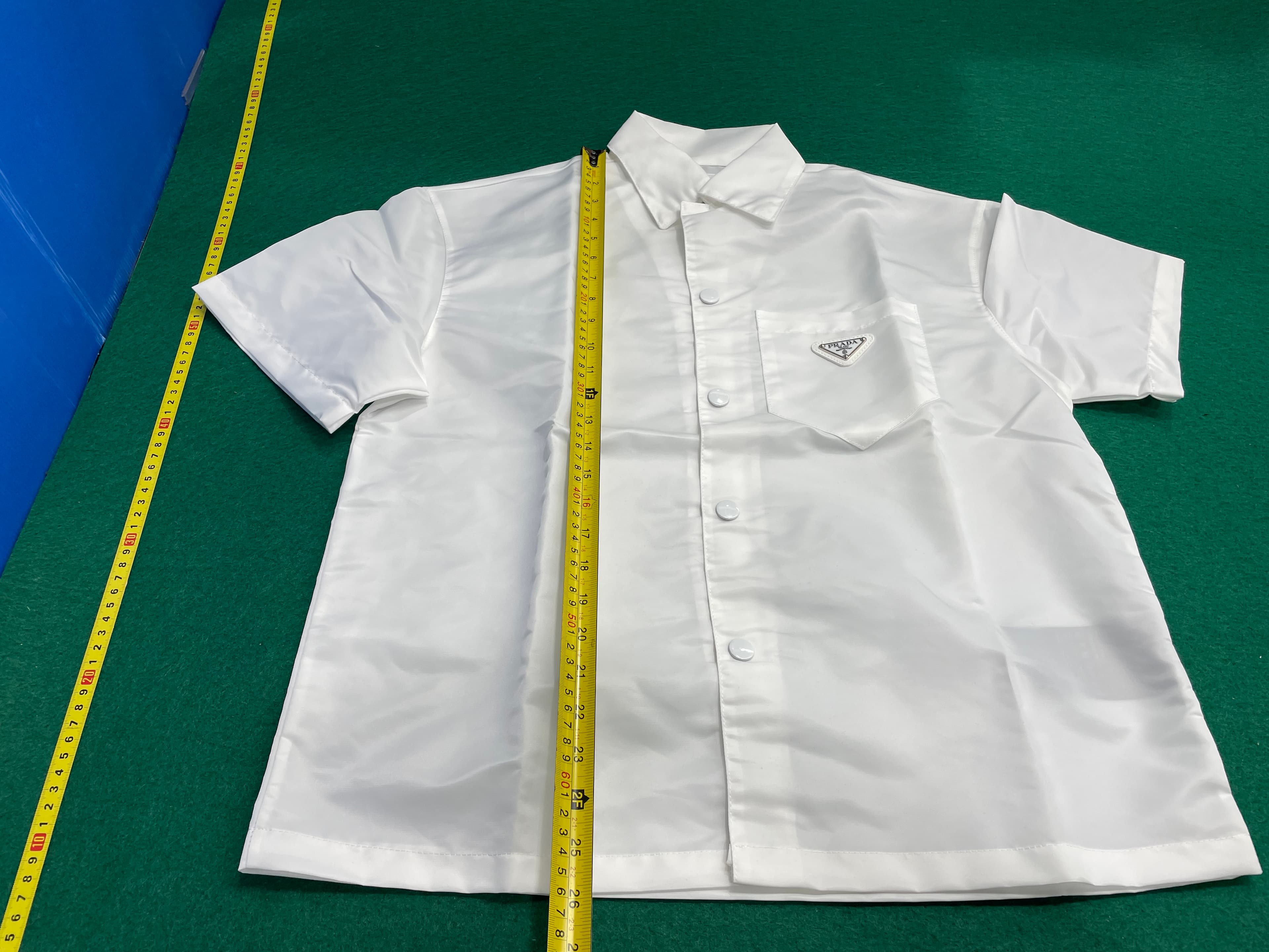 23 years European and American classic short-sleeved shirt men's summer lapel Polo loose inverted triangle embroidery design top — miniatura QC 6