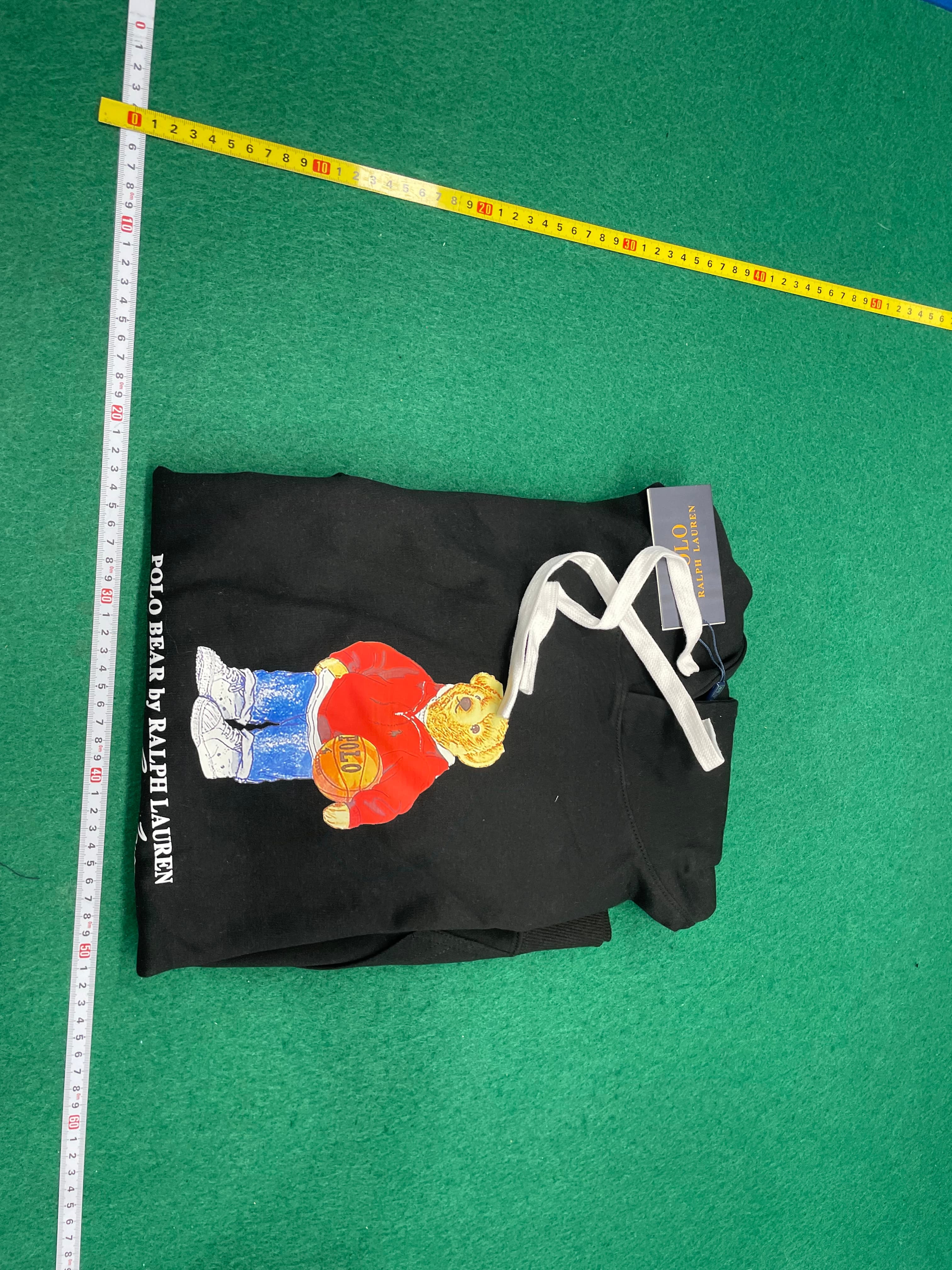 24年春Polo Bear连帽拉夫劳伦小熊卫衣男冬款上衣套头连帽抓绒外 — miniatura QC 6