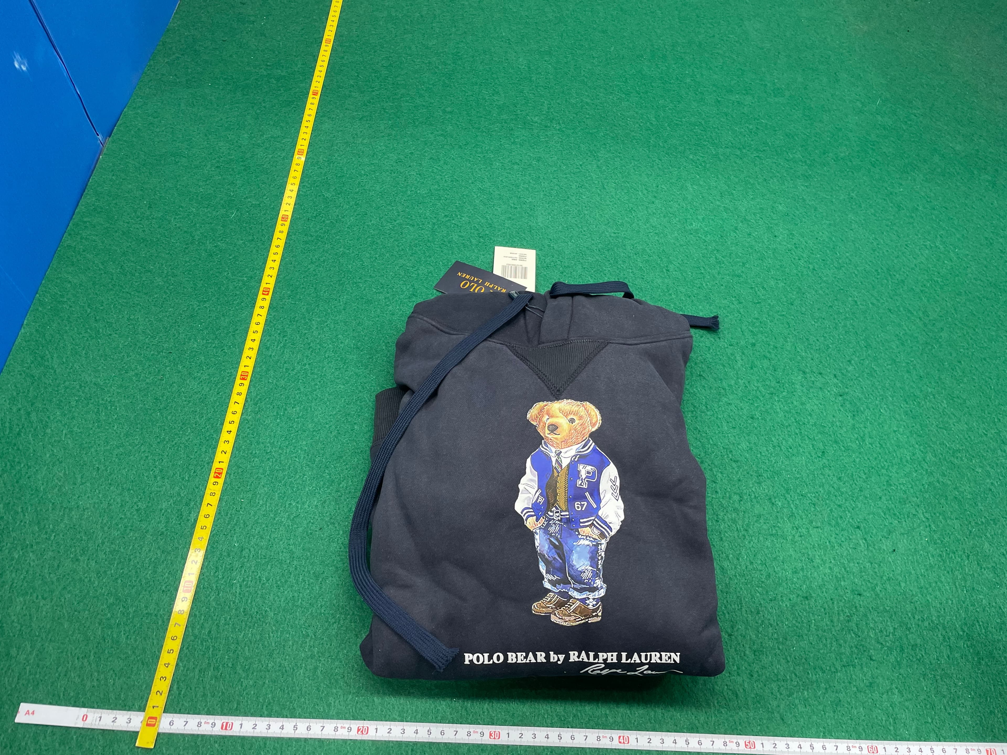 24年春Polo Bear连帽拉夫劳伦小熊卫衣男冬款上衣套头连帽抓绒外 — miniatura QC 4