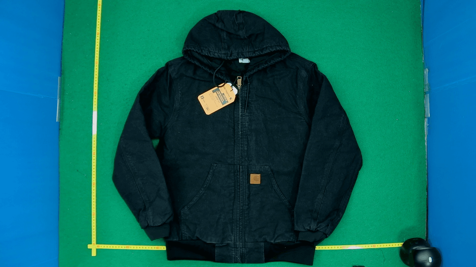 in stock Heavy Retro J130 American Style Hooded Middle Washed Old Canvas Cotton Jacket Coat Unisex — miniatura QC 4