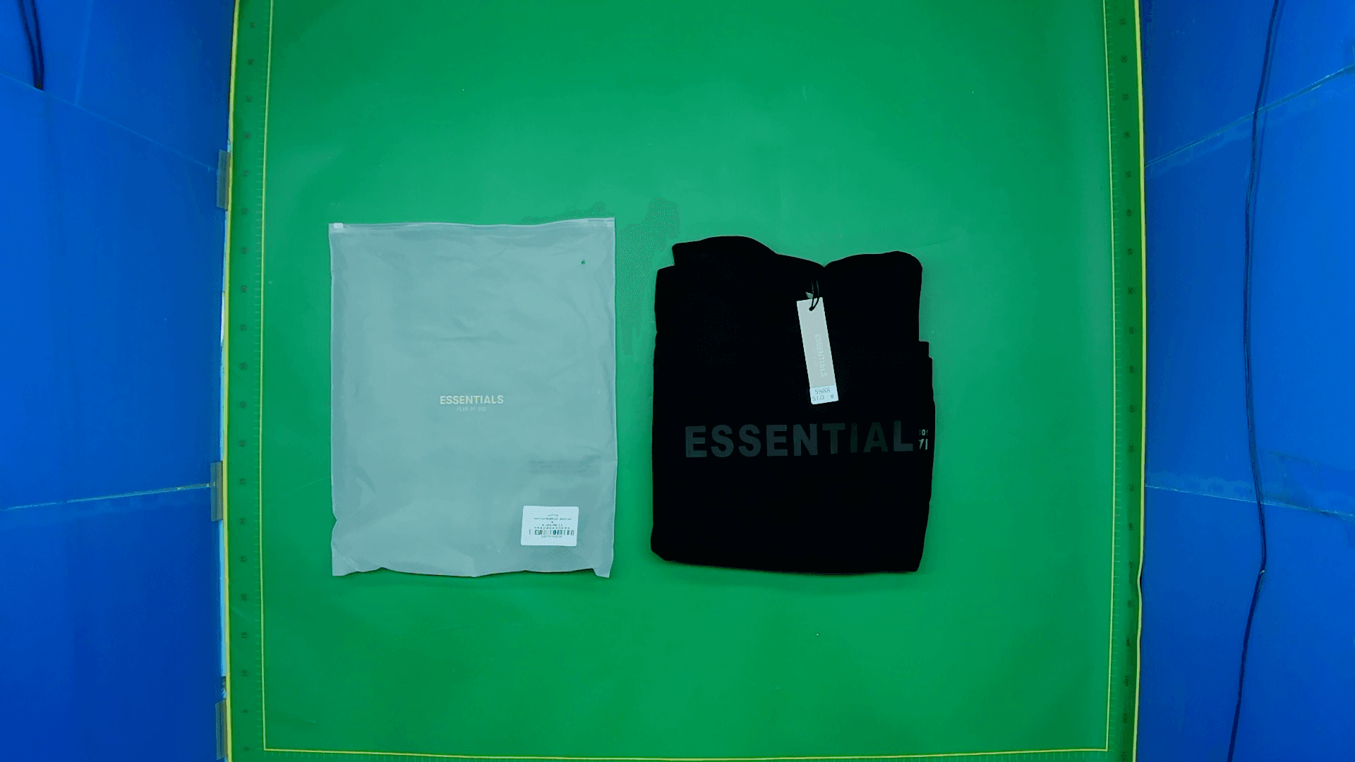 工厂FOG运动休闲套装ESSENTIALS压胶立体字母加绒帽衫卫裤 — foto QC 1