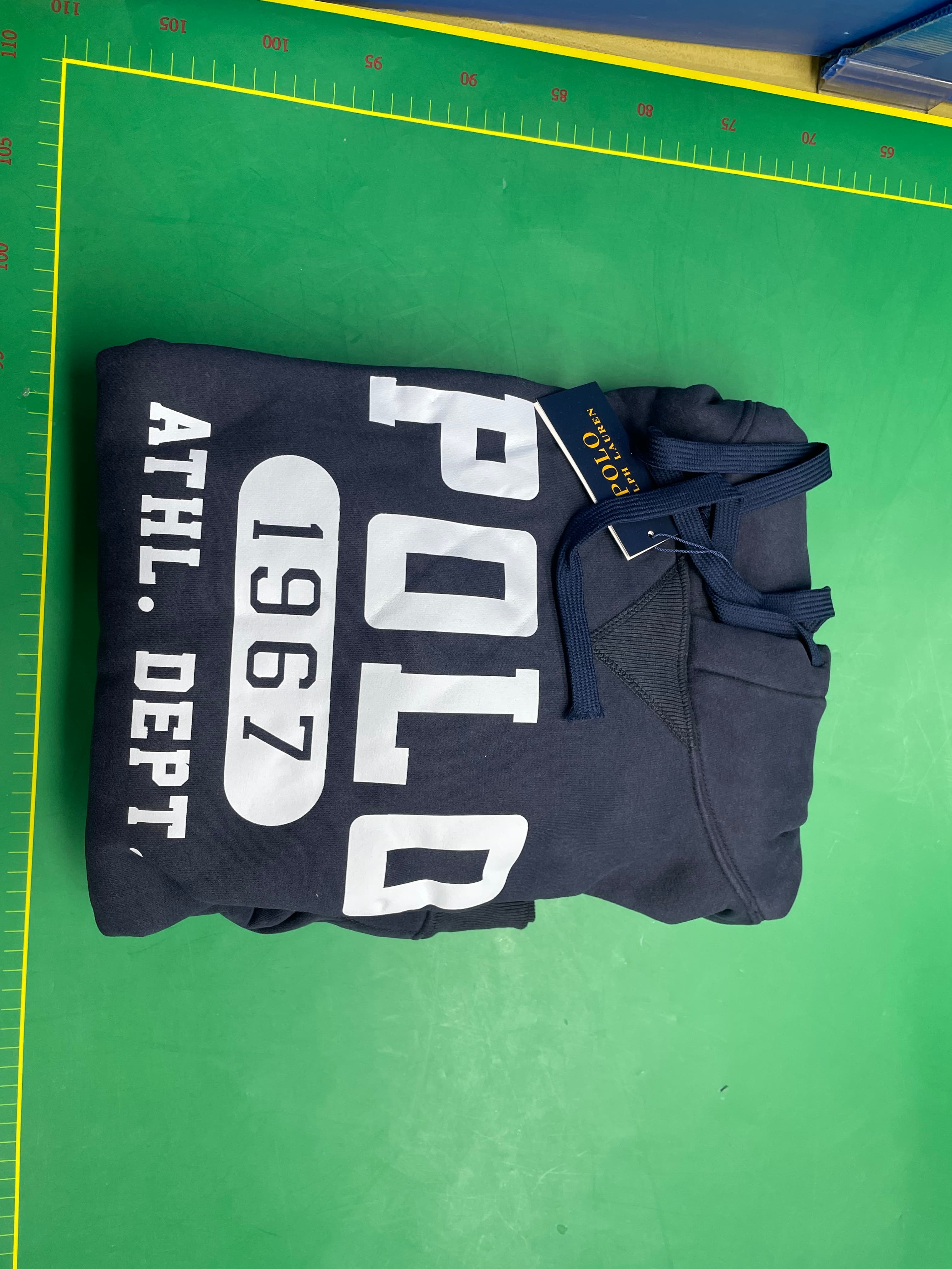 24年春Polo Bear连帽拉夫劳伦小熊卫衣男冬款上衣套头连帽抓绒外 — foto QC 1