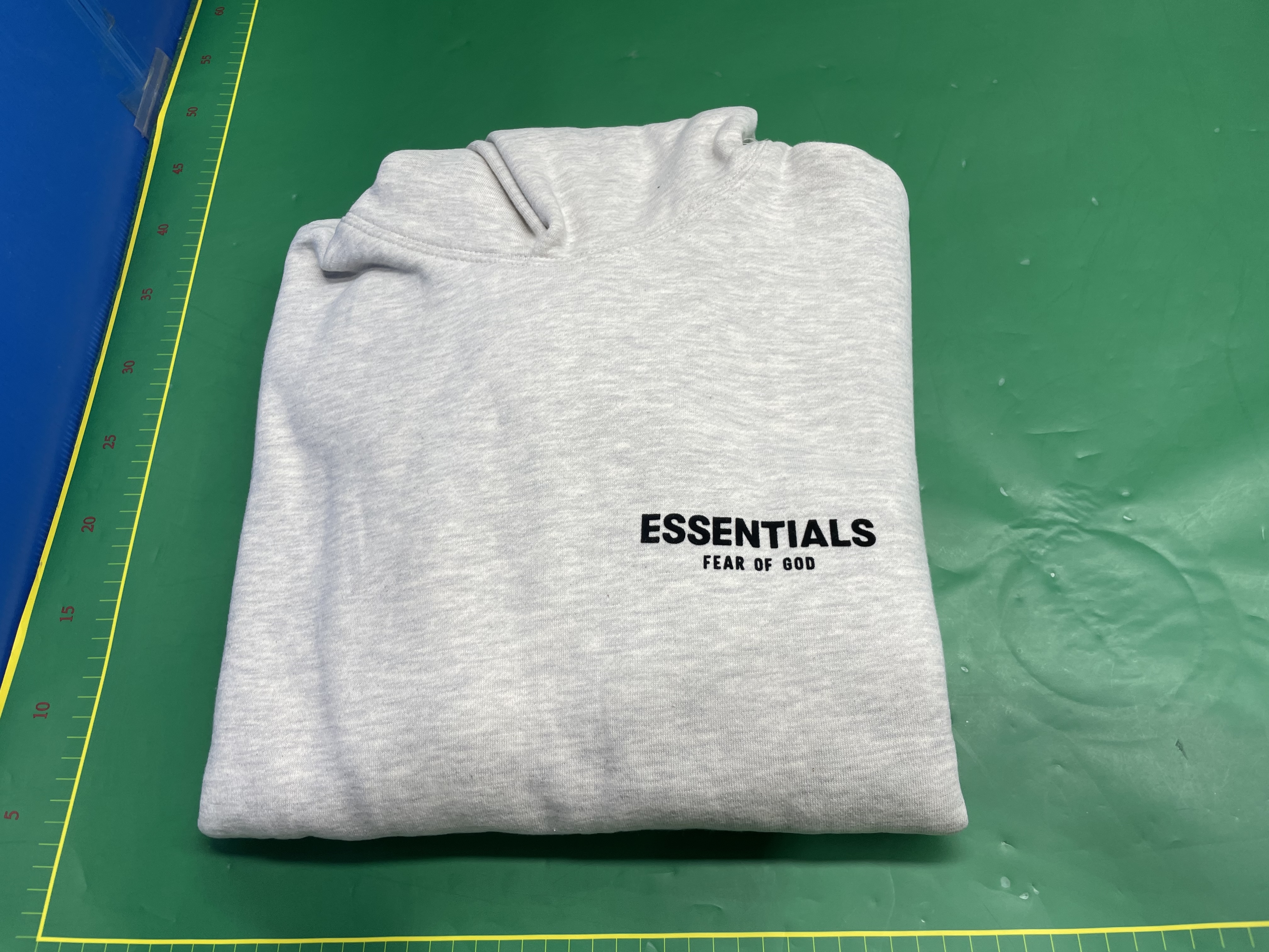 22SS-高端原厂Essentials跨境前后植绒印花男士连帽潮牌宽松连帽 — miniatura QC 5