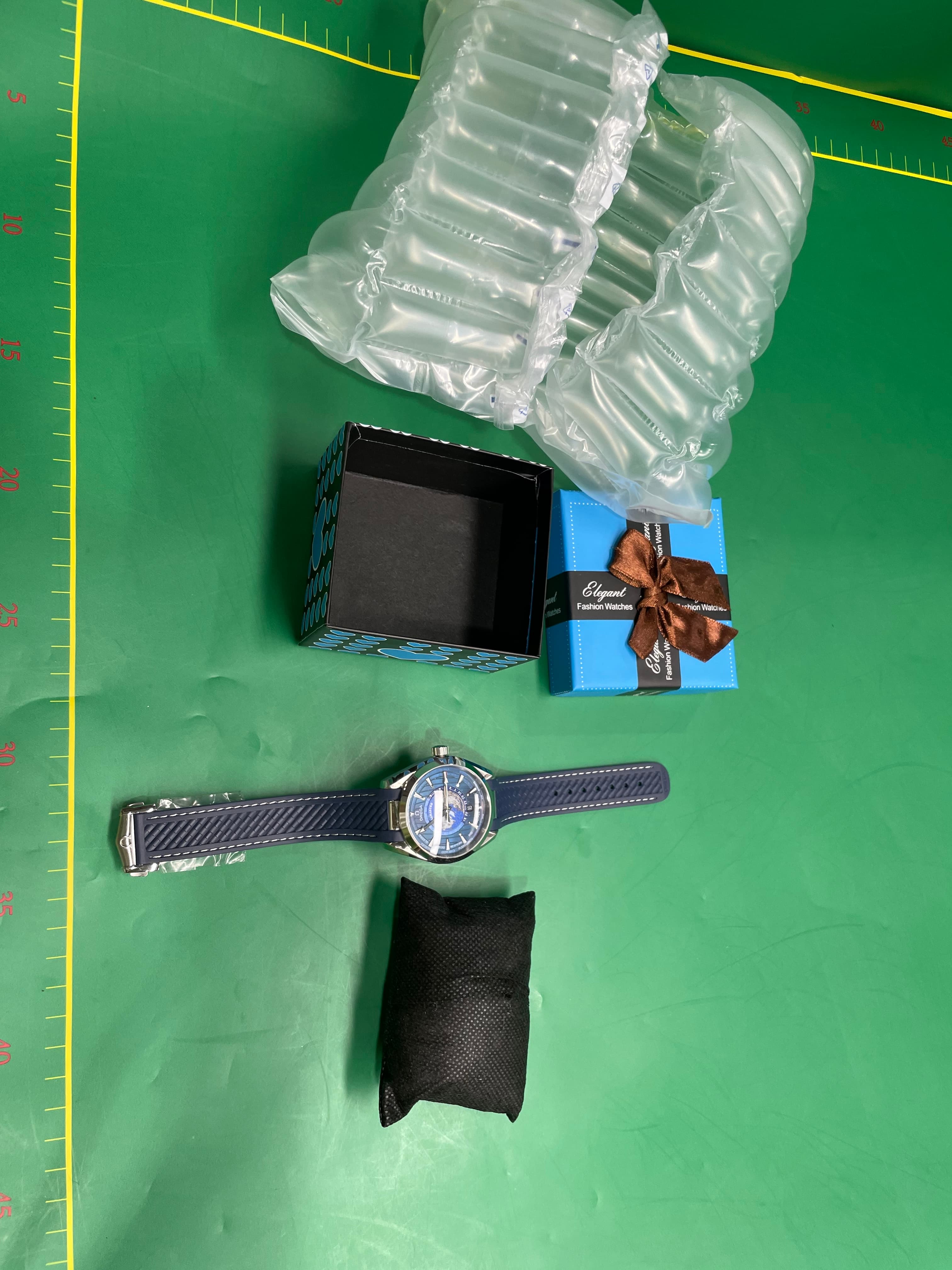 新潮世界板块男士商务自动机械手表精钢小日历口运动风丹尼路手表 — foto QC 1