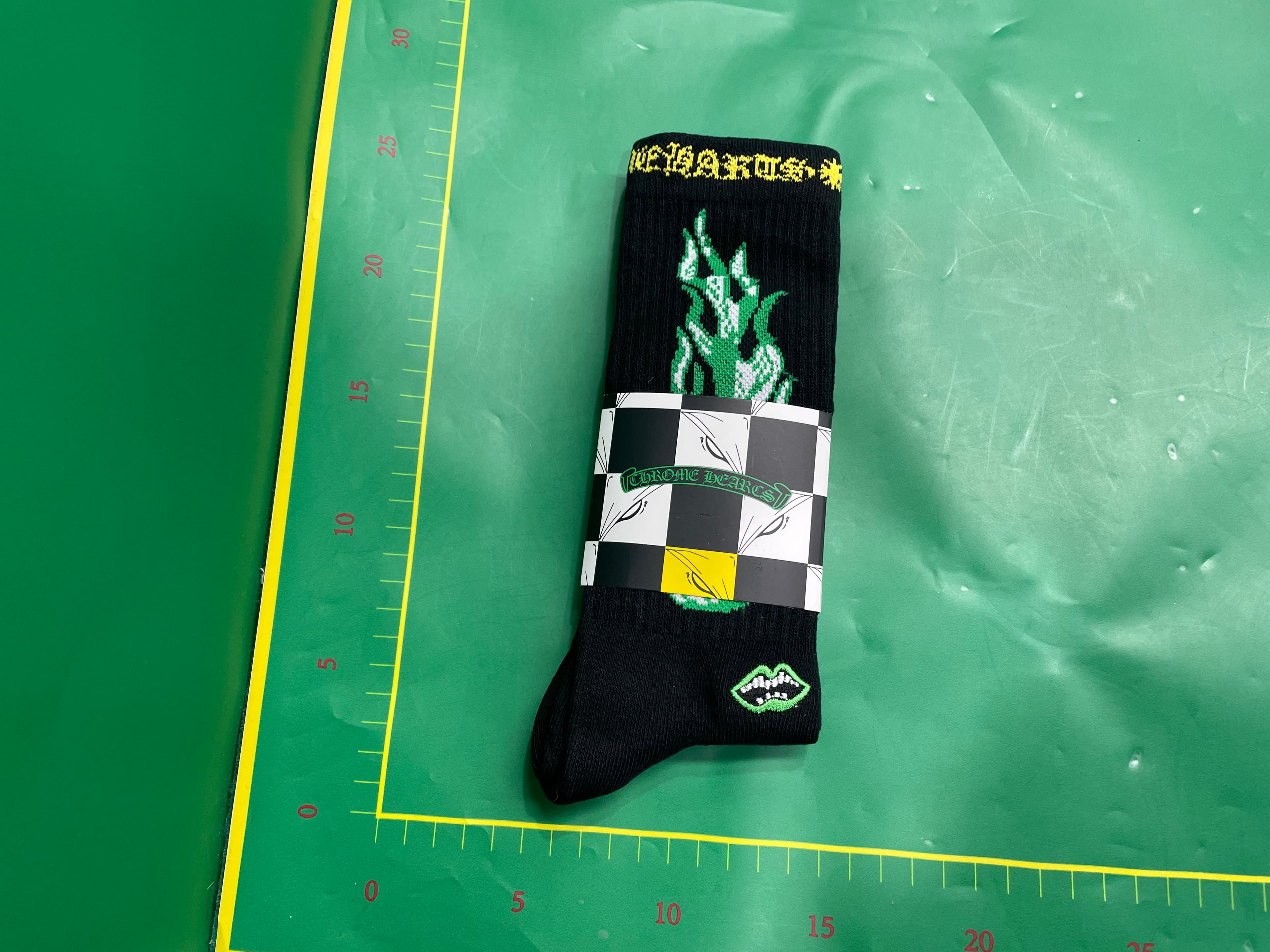 yqtstudio socks 潮流街头中筒纯棉毛巾底运动长袜高帮刺绣提花袜 — miniatura QC 4