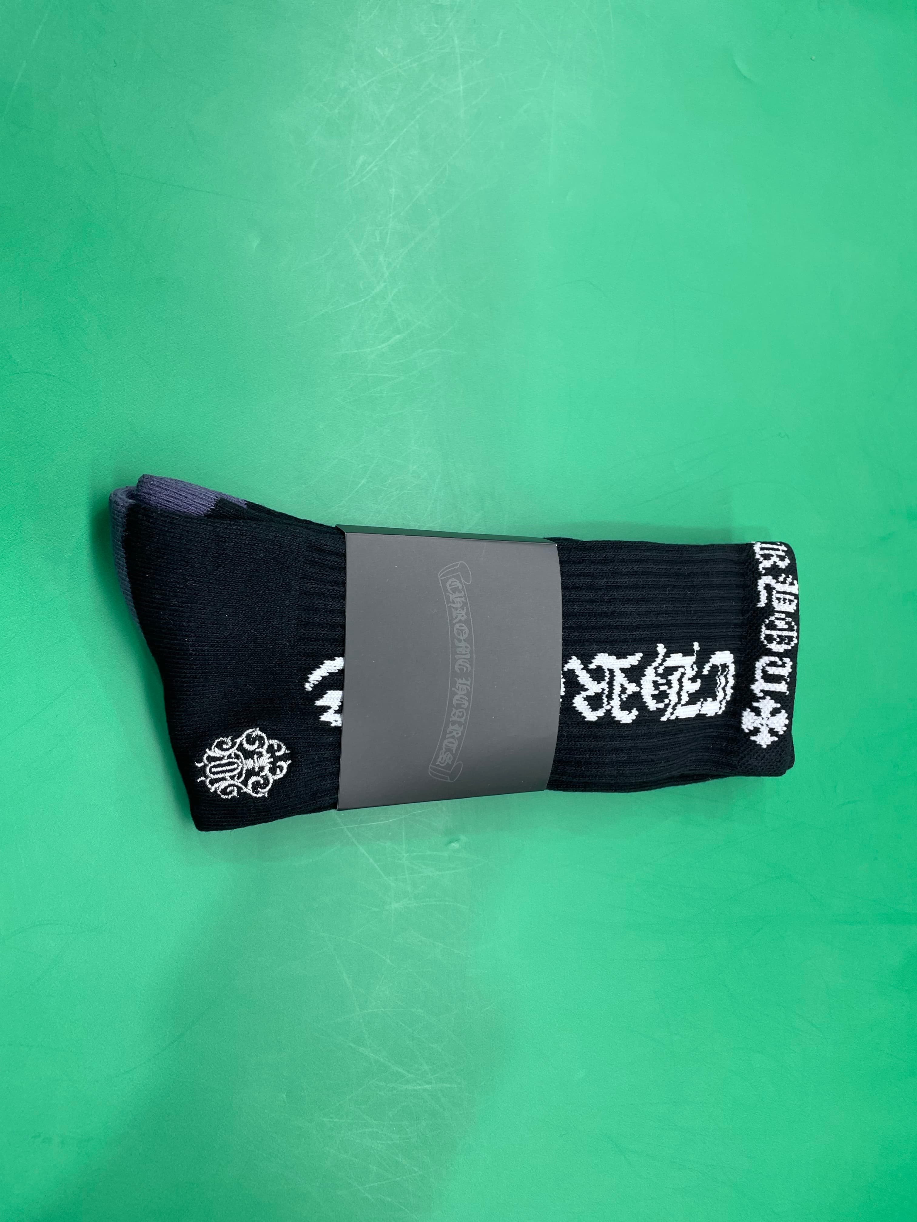 yqtstudio socks 潮流街头中筒纯棉毛巾底运动长袜高帮刺绣提花袜 — miniatura QC 3