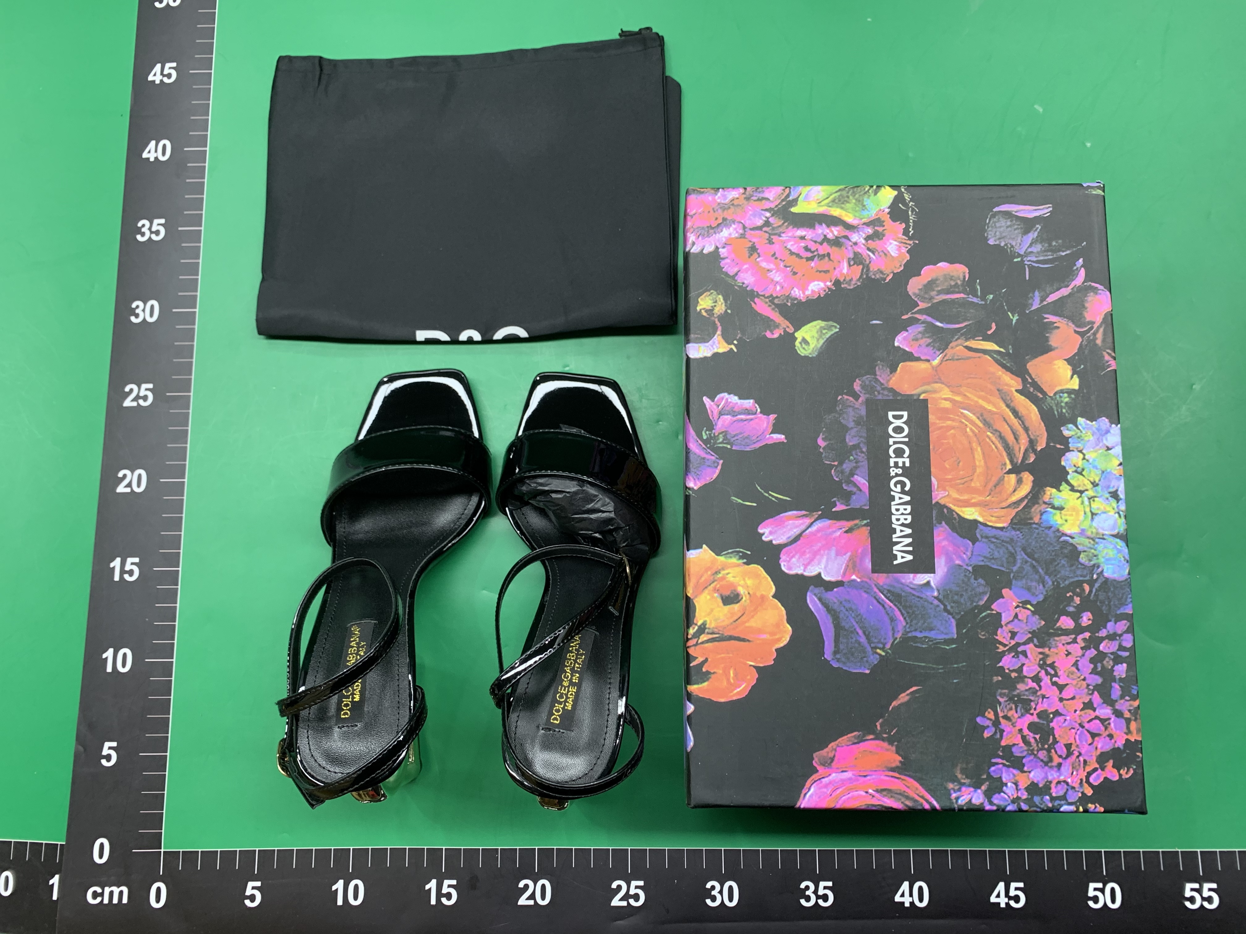 欧洲站DG休闲皮鞋银海参牛皮女鞋子拖鞋爆款凉鞋高跟舒适 — foto QC 1