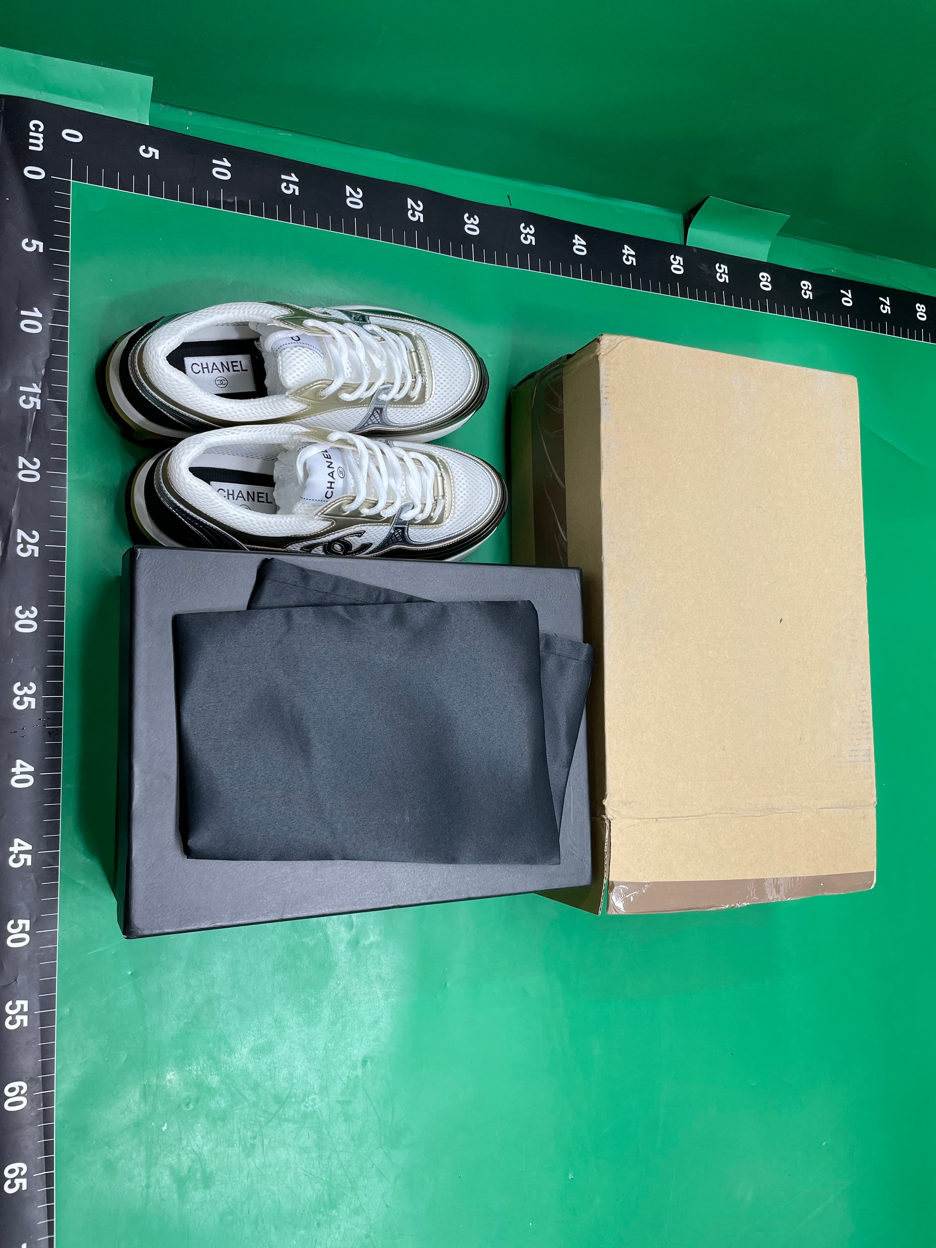 Cross-border Silver Corner King Women's Shoes Show Sneakers Running Shoes Mesh Thick Bottom Casual Height Increase Large Size Torre Shoes — foto QC 1