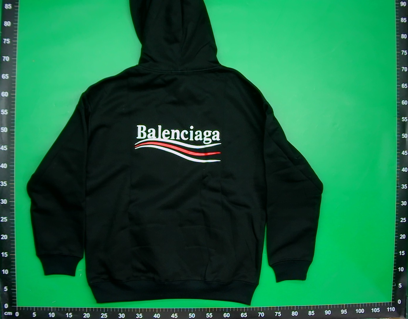 一件代发正确版得物级重磅棉巴黎可乐刺绣/印花连帽卫衣男女同款 — foto QC 1