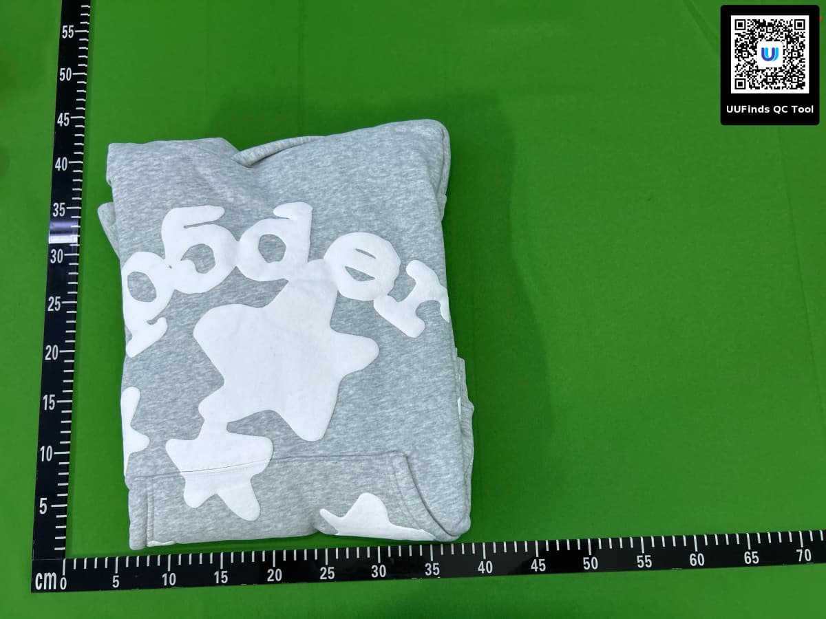 Sp5der Hoodle美式潮牌55555蜘蛛网PINK印花潮流加绒连帽衫卫衣 — foto QC 1