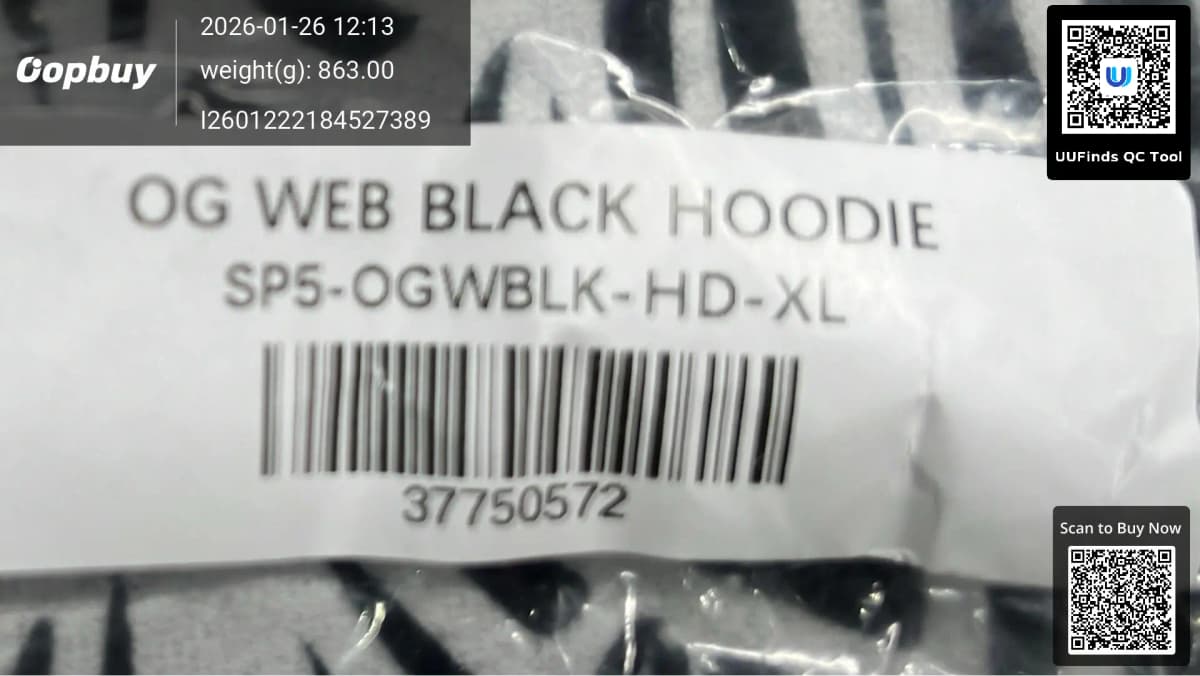 Sp5der Hoodle美式潮牌55555蜘蛛网PINK印花潮流加绒连帽衫卫衣 — foto QC 1
