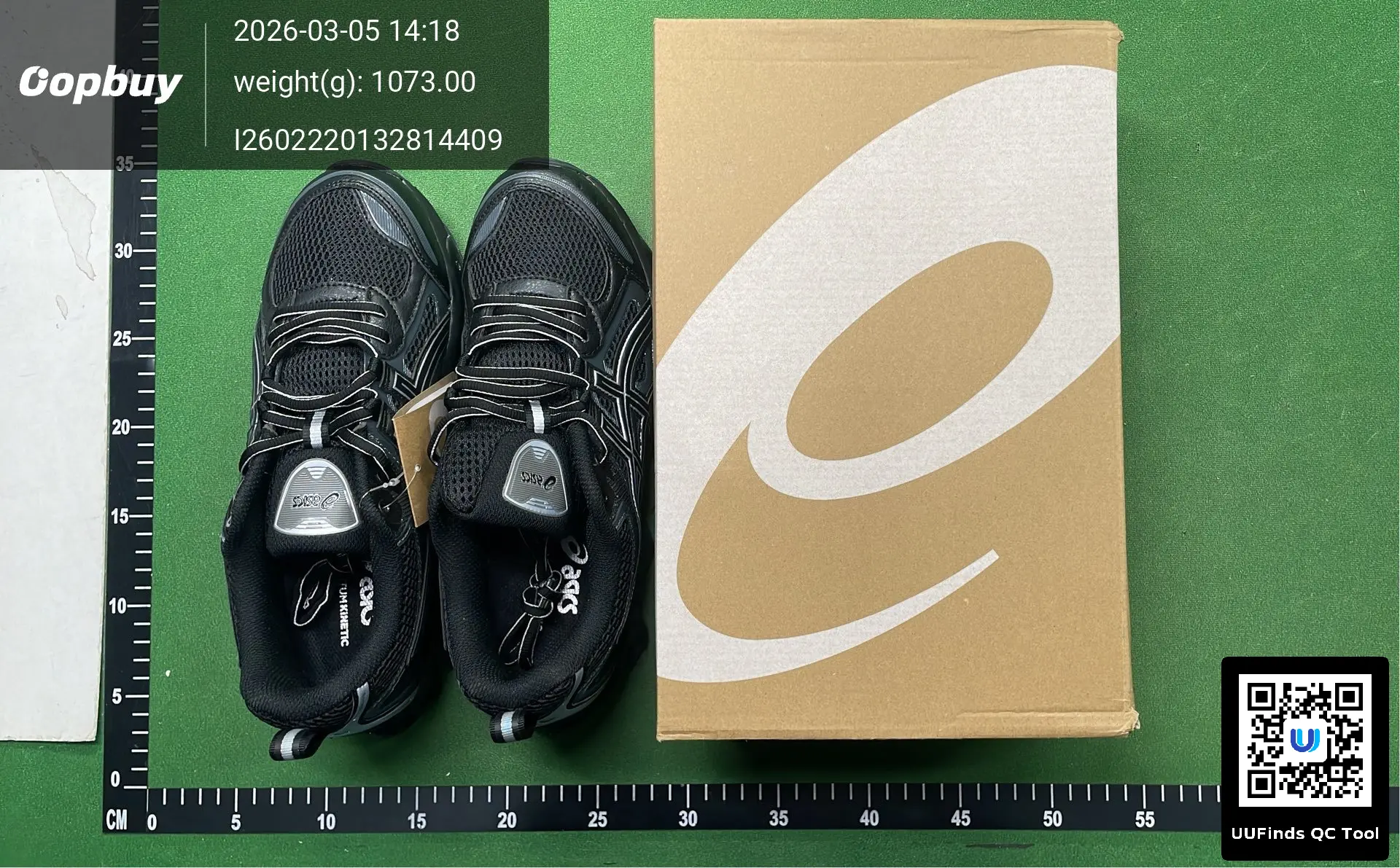 Putian Asics Gel Nyc Running Shoes for Men and Women, Low-Top Sports Trail Casual Height-Increasing Dad Shoes, Cross-Border — foto QC 1