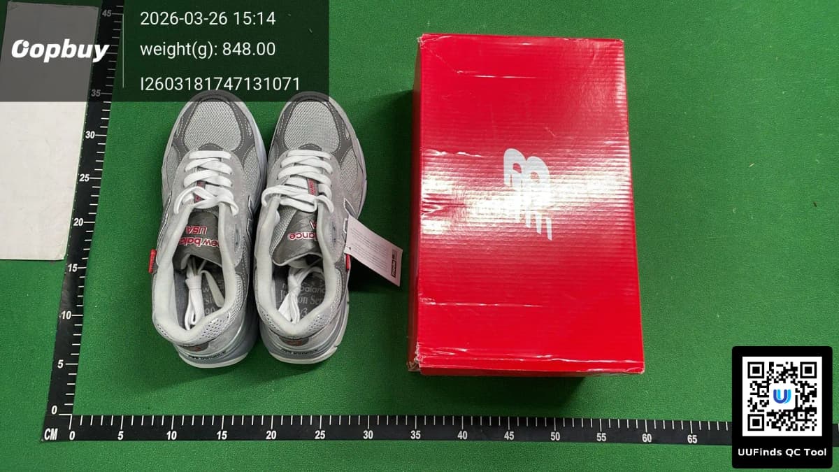 NB鞋990V3美产元祖灰男鞋现货JJJJ绿色女鞋海军蓝休闲复古慢跑鞋 — foto QC 1