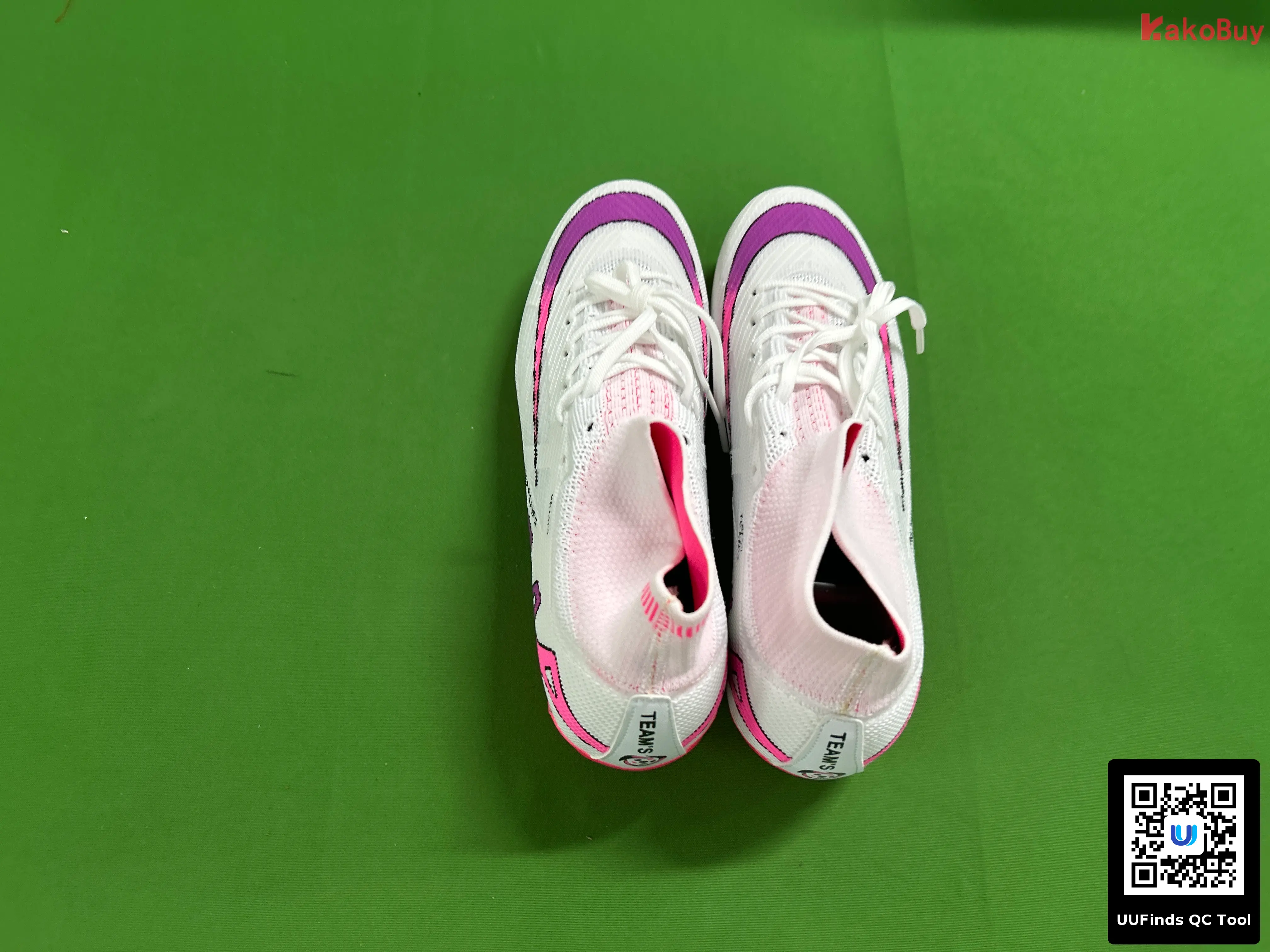 莆田跨境青少年足球鞋学生草地长钉男女碎钉绿荫训练鞋football — foto QC 1