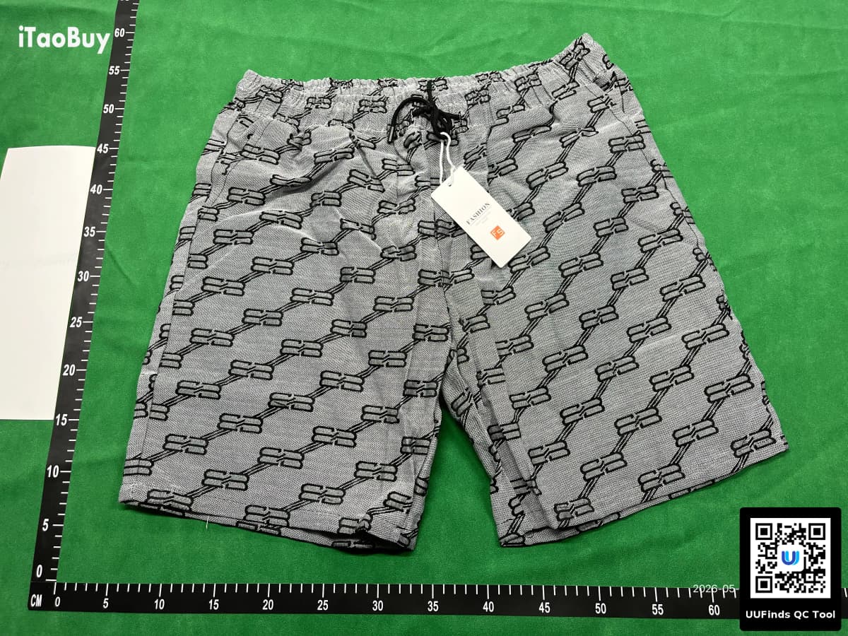European and American Cross-border Foreign Trade Brand Men's Beach Pants Large Size Loose Five-point Pants Men's Seaside Holiday Shorts Casual Pants — foto QC 1