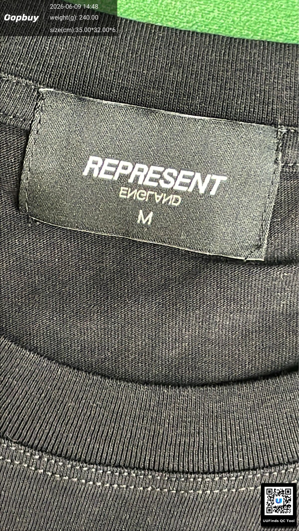批发跨境潮牌REPRESENT 杜宾犬鳄鱼飞马字母图案短袖T恤男女高街 — foto QC 1