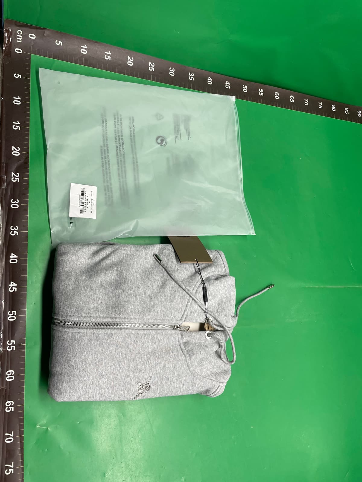 26SS Zip hoodie 英国 男装 开衫拉链连帽卫衣 纯棉 出口 两色 — foto QC 1