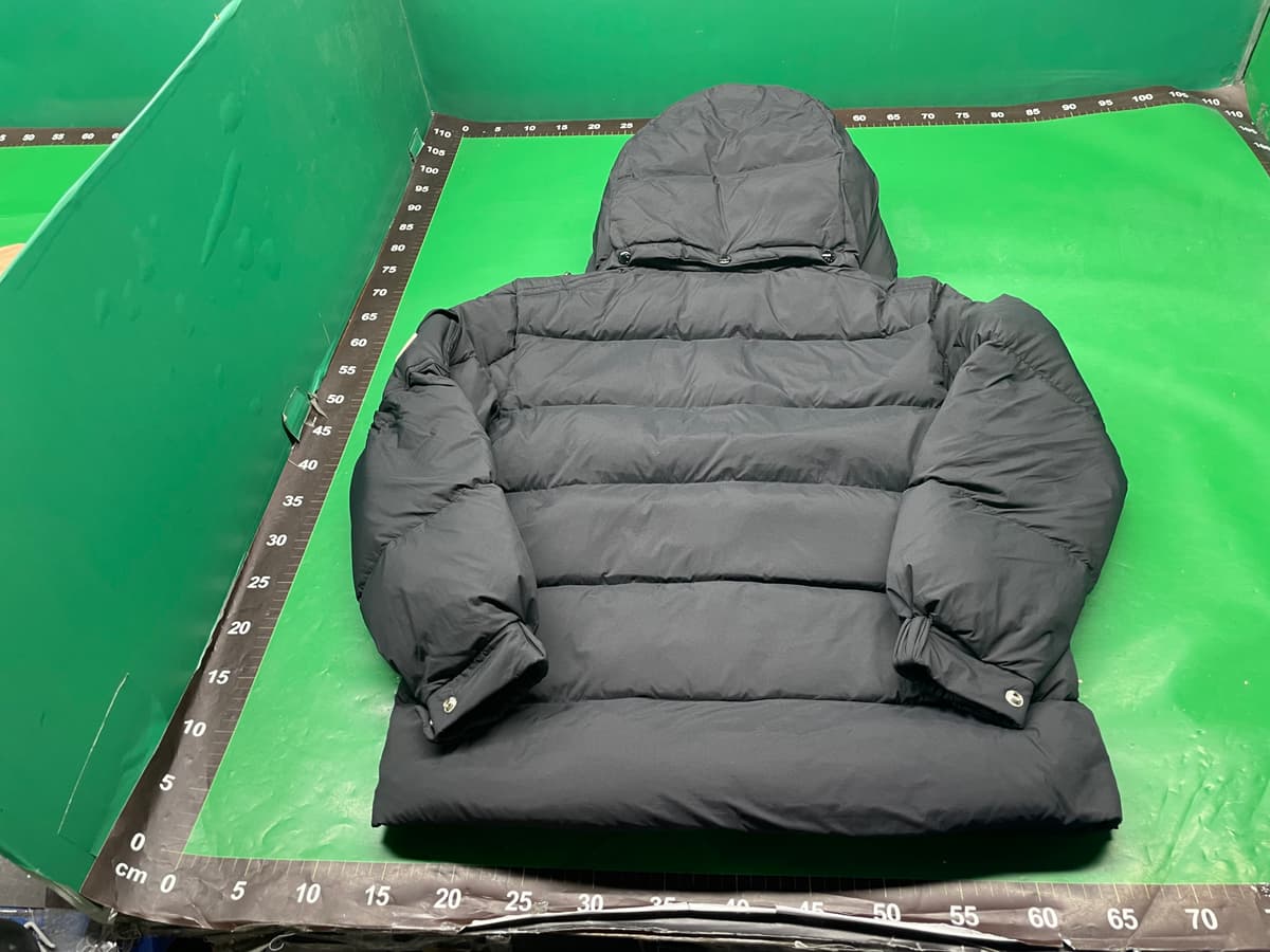 蒙口哑光雾面玛雅羽绒服男女同款经典男女同款连帽羽绒服休闲保暖 — foto QC 1