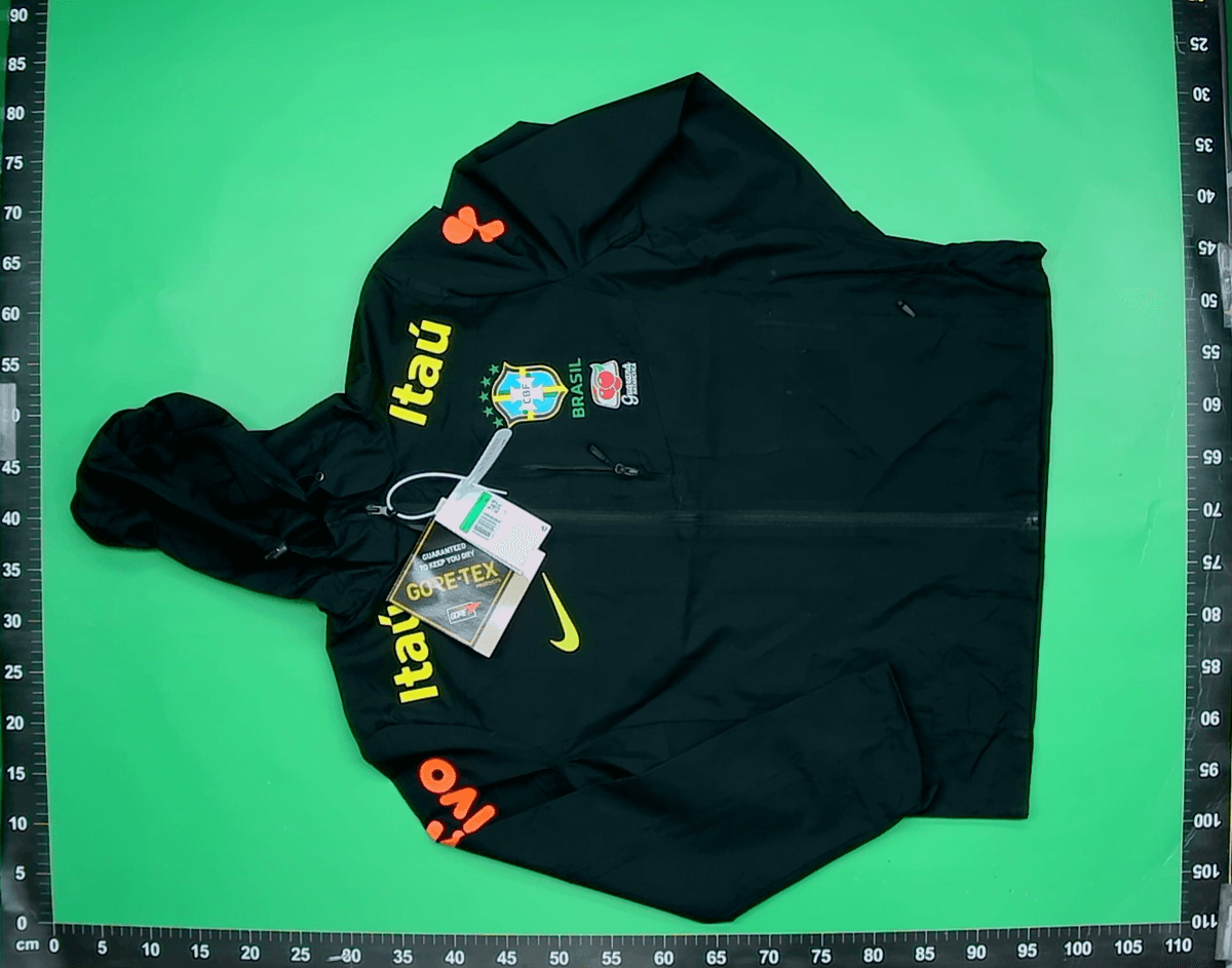 巴西冲锋内马尔同款足球半拉训练服男女风衣加绒薄款连帽外套 — foto QC 1